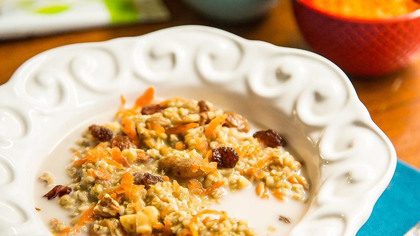 Overnight Carrot Cake Slow Cooker Oats